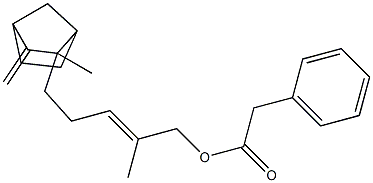 santalyl phenylacetate Structure