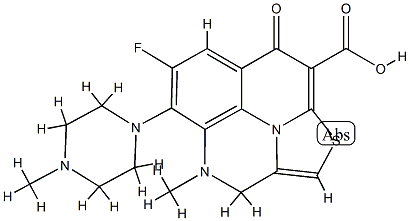 tetracyclic quinolone No. 5290 结构式