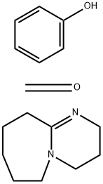 Formaldehyde, polymer with phenol, compd. with 2,3,4,6,7,8,9,10-octahydropyrimido1,2-aazepine Structure