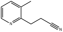 2-Pyridinepropanenitrile,3-methyl-(9CI) Structure