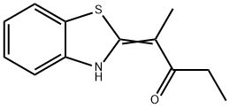 3-Pentanone,2-(2(3H)-benzothiazolylidene)-(9CI) Structure