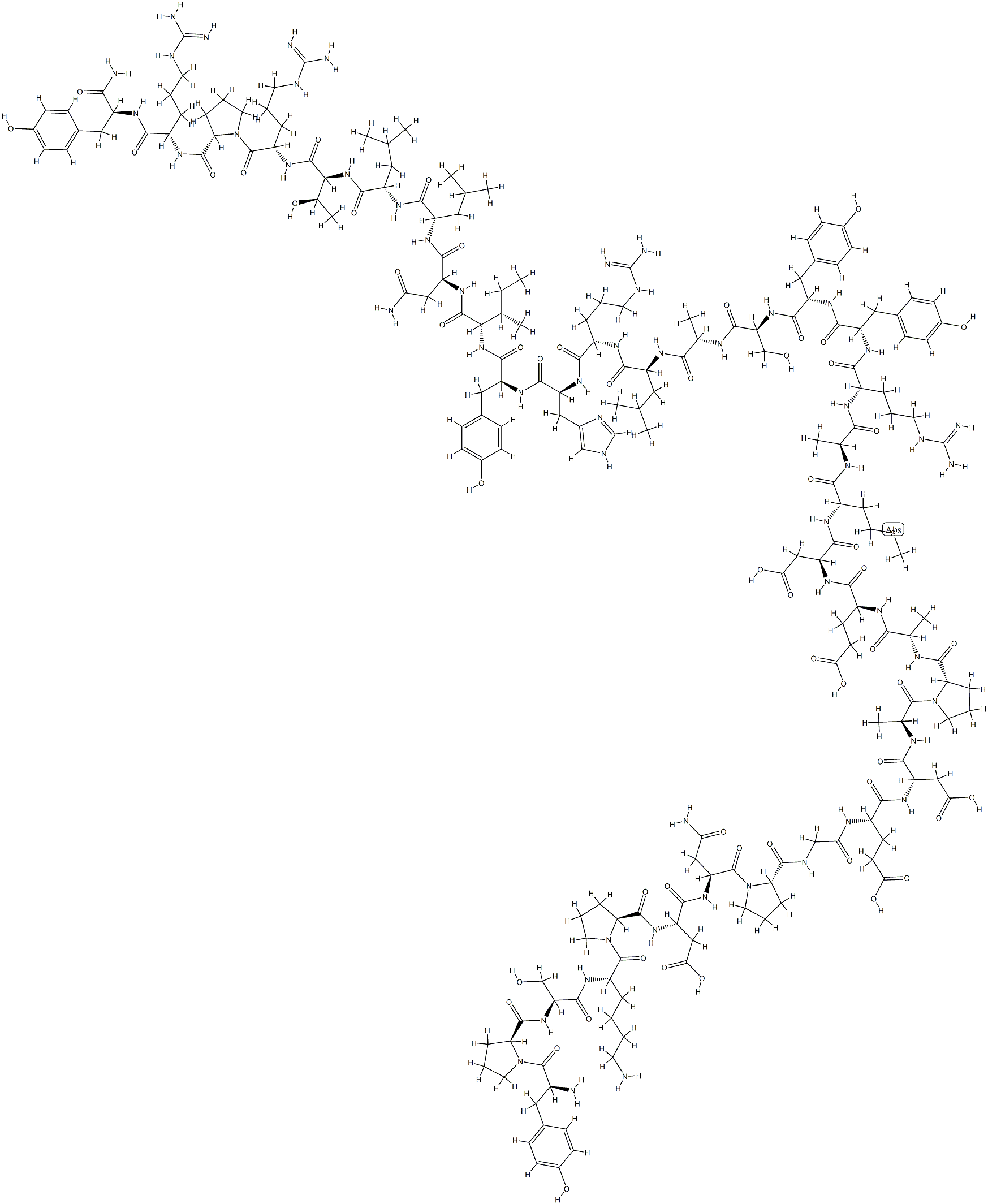 (LEU31,PRO34)-NEUROPEPTIDE Y (HUMAN, RAT), 132699-73-1, 结构式