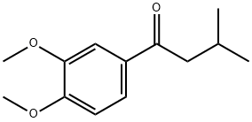 1-(3,4-二甲氧基苯基)-3-甲基-)-3-甲基-1-丁酮,132858-47-0,结构式