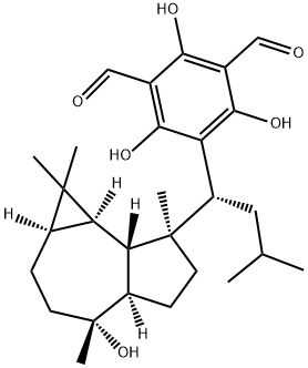 大果桉醛 A 结构式