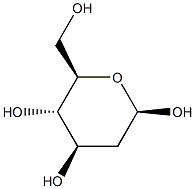 2-Deoxy-β-D-glucopyranose 结构式