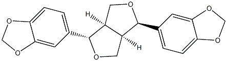 芝麻素, 133-03-9, 结构式