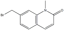 2(1H)-Quinolinone,7-(bromomethyl)-1-methyl-(9CI) Structure