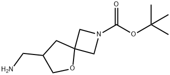 Tert-Butyl 7-(Aminomethyl)-5-Oxa-2-Azaspiro[3.4]Octane-2-Carboxylate(WX100668) Struktur