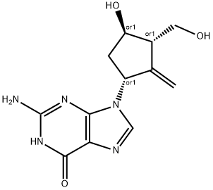 (1R,3S,4S)-エンテカビル 化学構造式