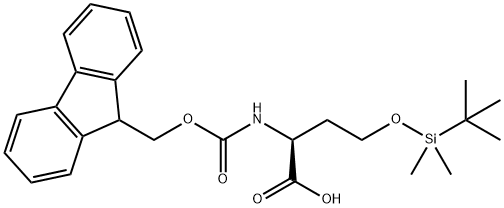 FMOC-O-叔丁基二甲基硅基-L-高丝氨酸,1333332-17-4,结构式