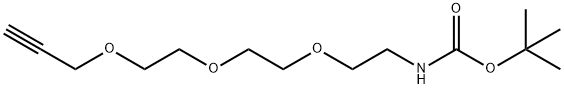 t-Boc-N-Amido-PEG3-propargyl Structure