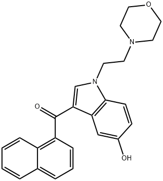 JWH 200 5-hydroxyindole metabolite Structure