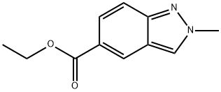 ethyl 2-methyl-2H-indazole-5-carboxylate Struktur