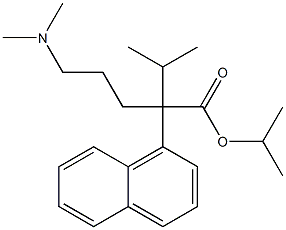 α-[3-(Dimethylamino)propyl]-α-isopropyl-1-naphthaleneacetic acid isopropyl ester Struktur