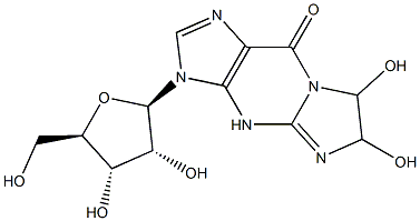 misonidazole-guanosine product Struktur