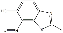6-Benzothiazolol,2-methyl-7-nitroso-(9CI) Structure