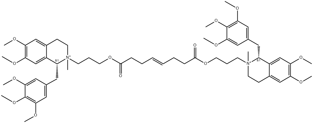 米库氯铵, 133814-19-4, 结构式
