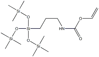 3-[三(三甲基硅氧基)硅烷基]甲基丙烯酸丙酯, 134072-99-4, 结构式