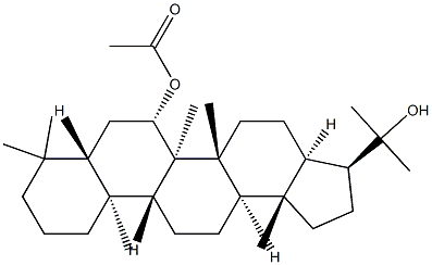 7β-Acetyloxyhopan-22-ol Struktur