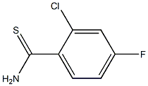 2-CHLORO-4-FLUOROTHIOBENZAMIDE Structure