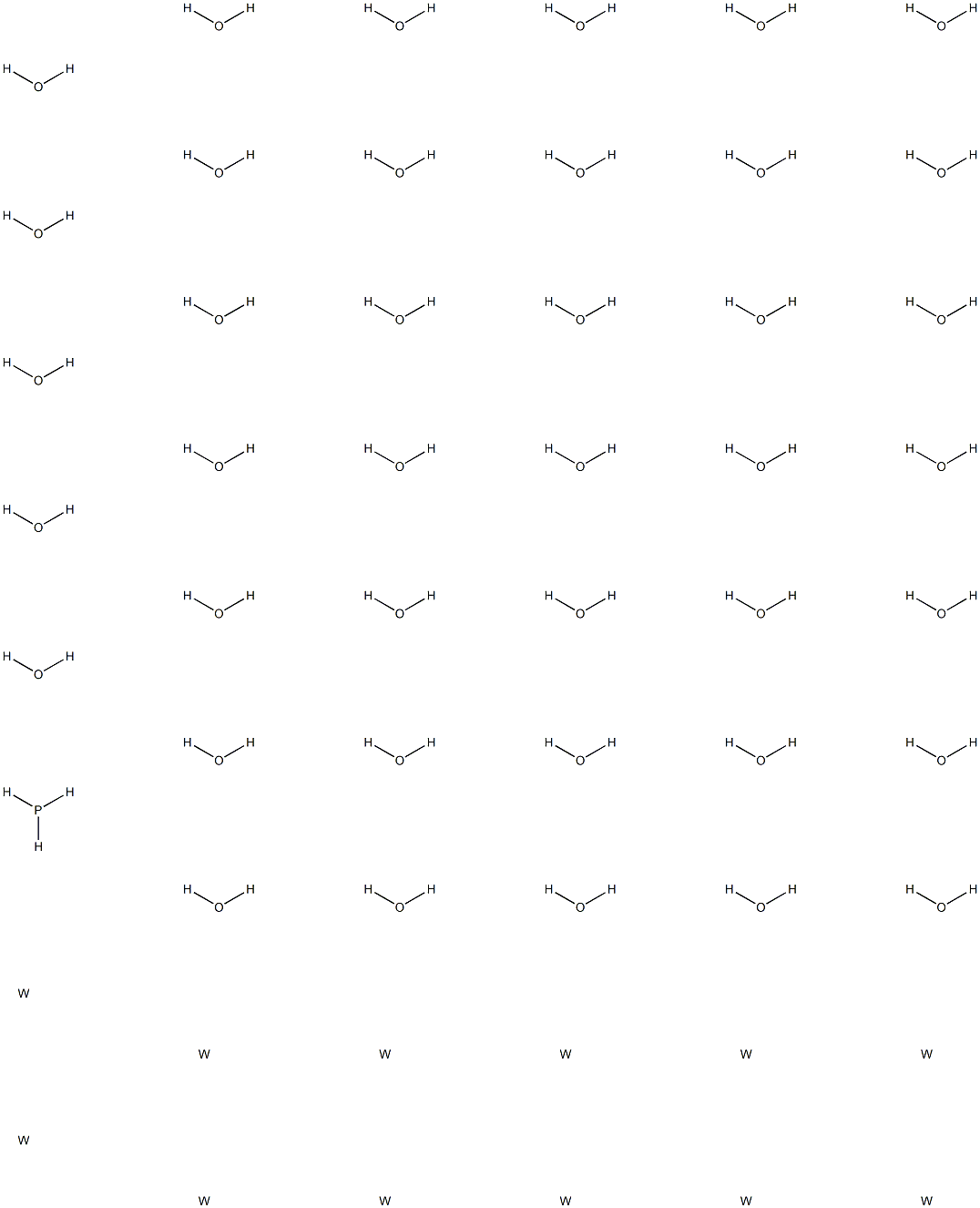 12-wolframophosphoric acid  Structure