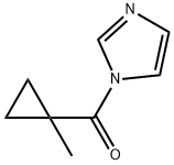 1H-Imidazole,1-[(1-methylcyclopropyl)carbonyl]-(9CI) Structure