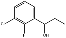 1-(3-氯-2-氟苯基)丙-1-醇, 1343664-57-2, 结构式