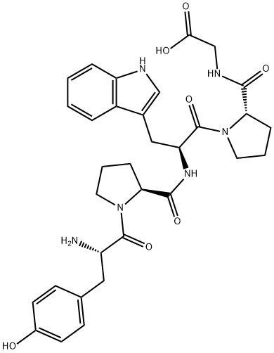 casomorphin, Trp(3)- Structure
