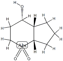 Cyclopenta[b]thiopyran-4-ol, octahydro-, 1,1-dioxide, (4-alpha-,4a-ba-,7a-ba-)- (9CI) Structure