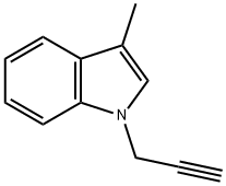 3-METHYL-1-(PROP-2'-YNYL)INDOLE,134478-87-8,结构式