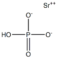 りん酸水素ストロンチウム 化学構造式