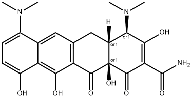 Minocycline 5,6a-Dehydro Impurity Struktur