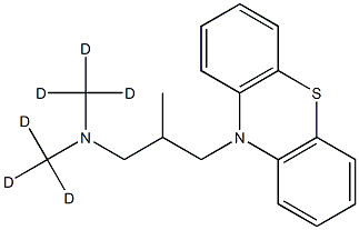 Alimemazine D6 Structure