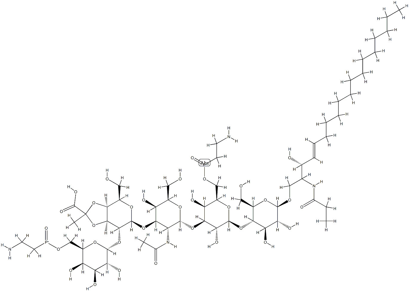 F-9 glycosphingolipid Struktur