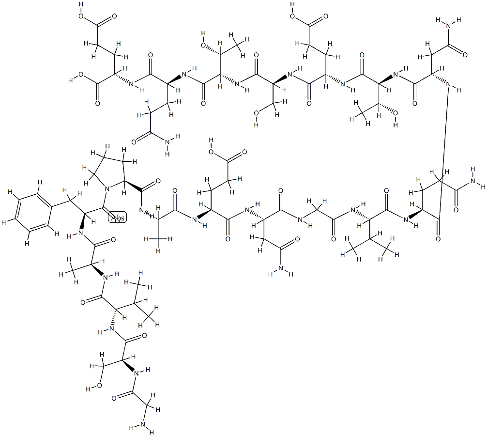 NEUROPEPTIDE GE, 134748-04-2, 结构式