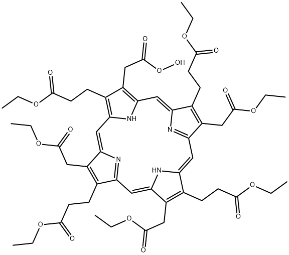 peroxyacetic acid uroporphyrin I Structure