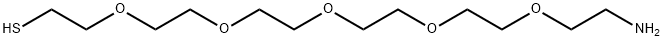 Thiol-PEG5-Amine, 1347750-20-2, 结构式