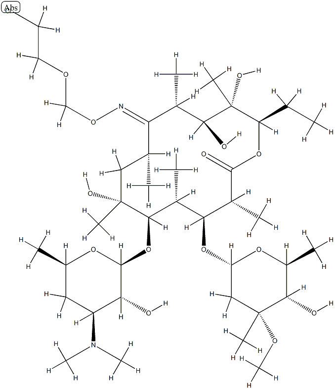 Roxithromycin EP Impurity J Struktur