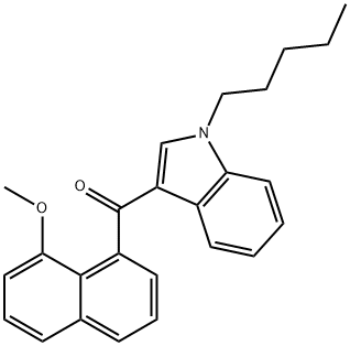 JWH 081 8-methoxynaphthyl isomer Structure
