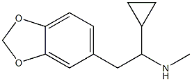 α-cyclopropyl-MDMA 结构式