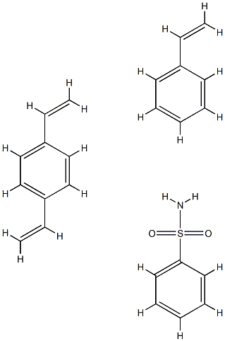 聚合物键合型磺胺, 135266-23-8, 结构式