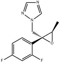 1-[[(2R,3R)-2-(2,4-二氟苯基)-3-甲基-2-环氧乙烷基]甲基]-1H-1,2,4-三唑,135270-13-2,结构式