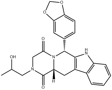 2-羟基丙基去甲他达拉非 结构式