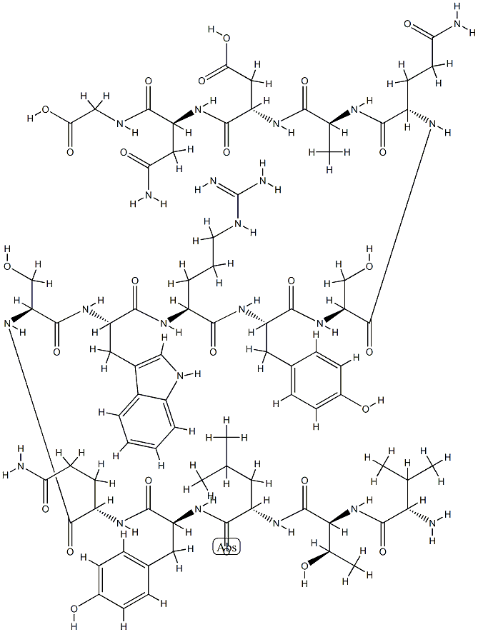 tendamistat (12-26) 结构式