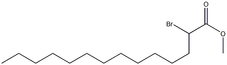 2-溴十四酸甲酯 结构式