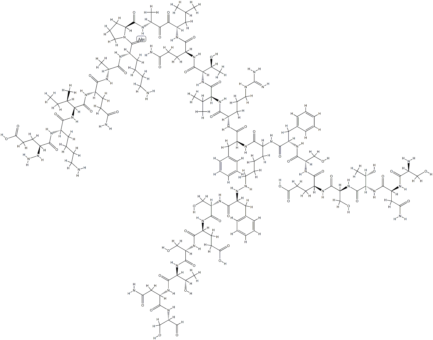 AUNP-12 化学構造式