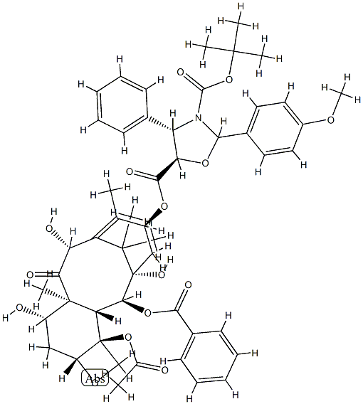 カバジタキセル中間体 化学構造式