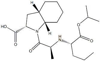 ペリンドプリラットイソプロピルエステル 化学構造式