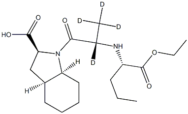 培哚普利 D4, 1356929-58-2, 结构式