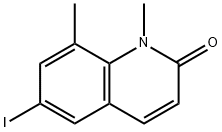 2(1H)-Quinolinone,6-iodo-1,8-dimethyl-(9CI) Structure